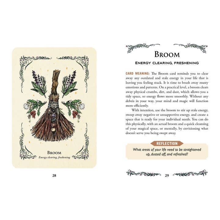 Simon & Schuster UK – wholesale Tarot cards – Green Witch's Oracle Deck2