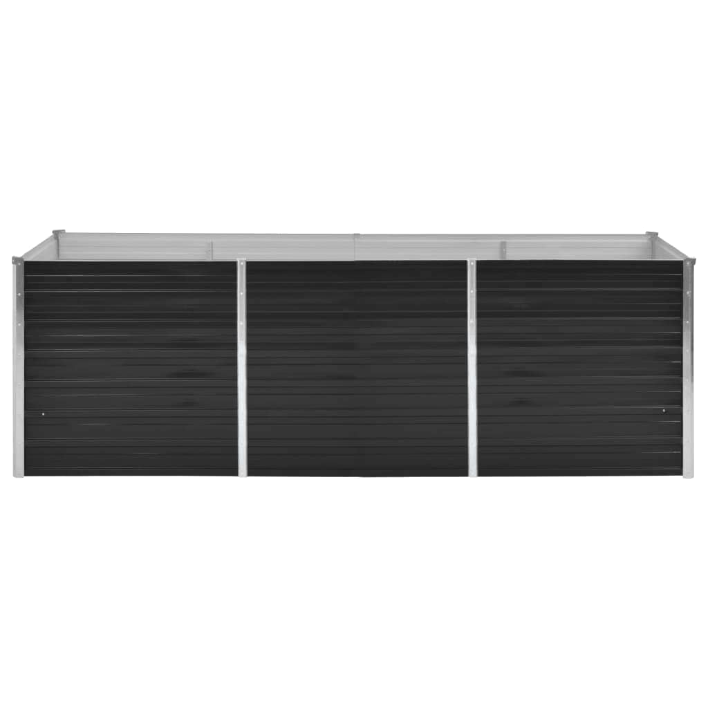 Greenwestons - Vente Jardinière - Lit surélevé Green's Garden Anthracite 94,5 pouces x 31,5 pouces x 30,3 pouces Galva2