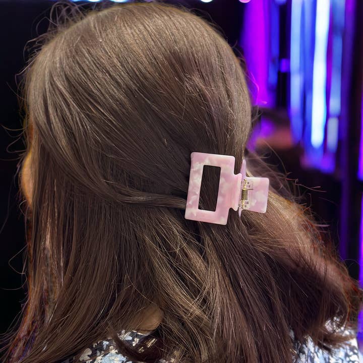 by Vivi. - Wholesale Hair Clip - Women's - Haarklammer Square Giraffe1