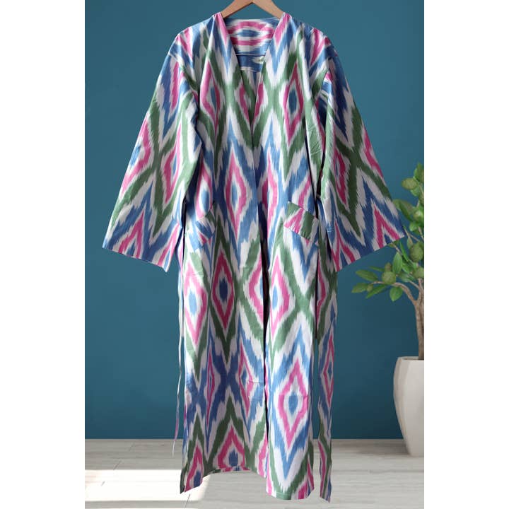 Bomulls-Ikat-kaftan 012 för wholesale av MIASETA