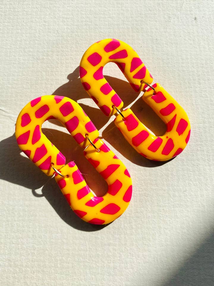 RIO Handmade Polymer Clay Statement Earrings for wholesale by Studio Khira