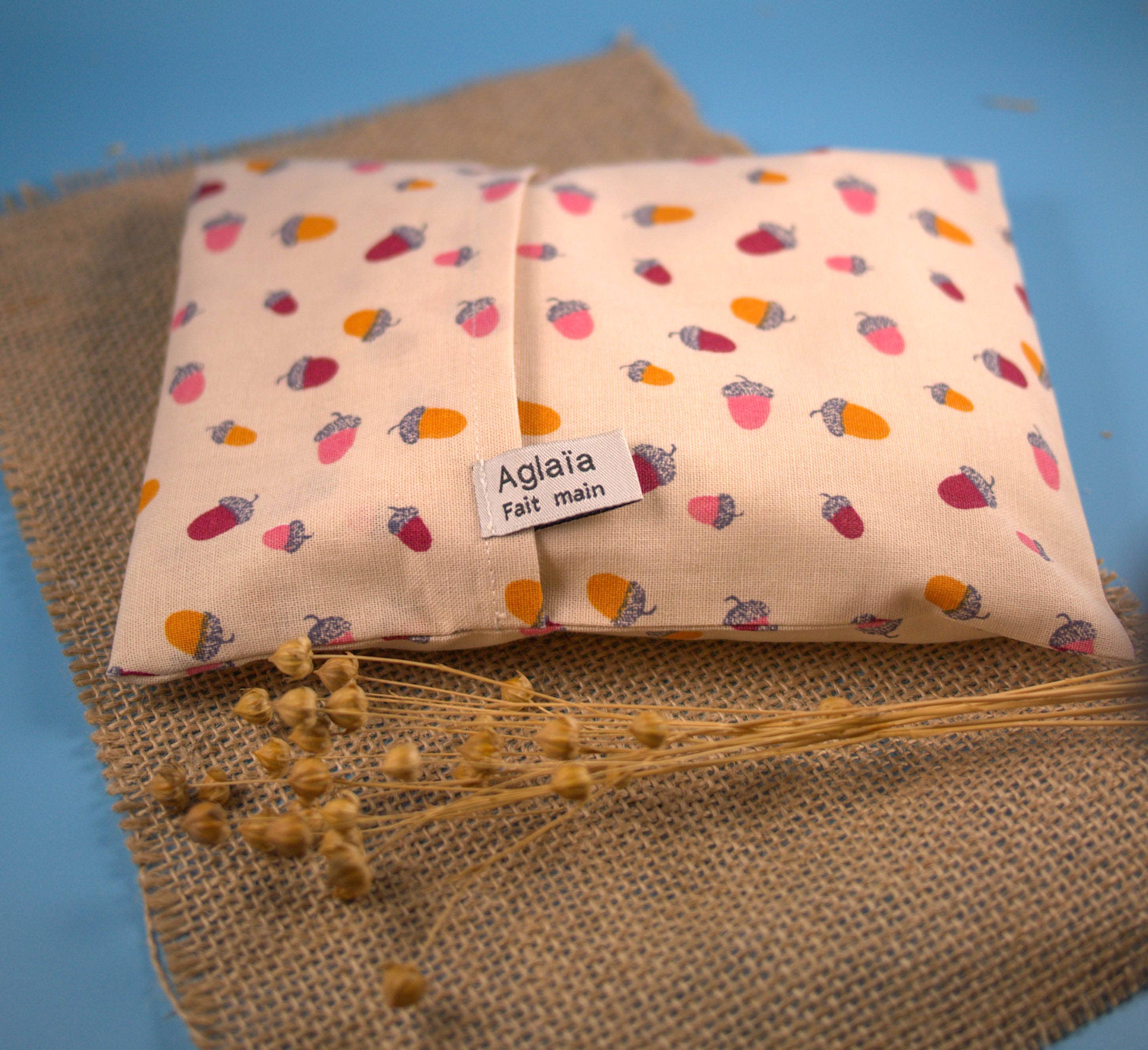 aglaïa – wholesale Hot/cold compress – Dry Flax Seed Hot Water Bottle for Kids & Baby1