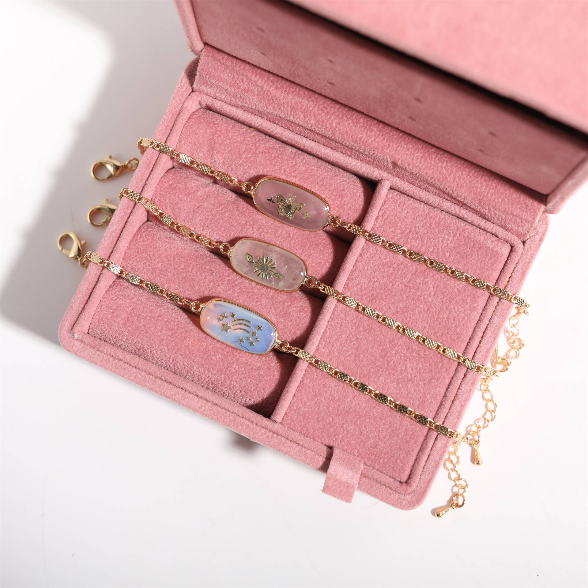 ACCITY - Wholesale Link & Chain Bracelet - Butterfly Star Moon Heart Snake Flower Bracelet_CWMM39069