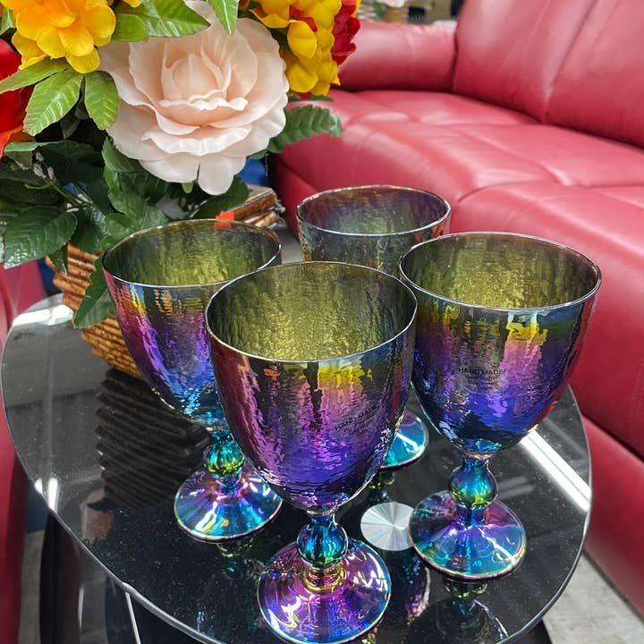 4x - Glas Boblet Vin/Vand Cup for engroshandel hos Jojy's Jewels