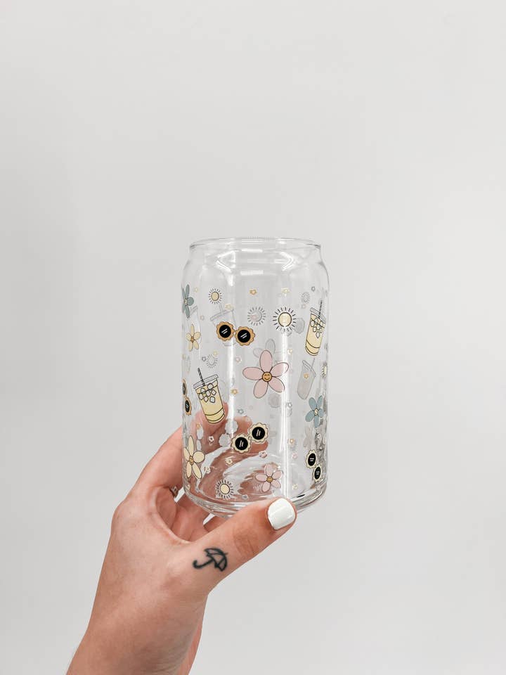 Sommar Doodles glasburk för wholesale av Ellie Jade Co