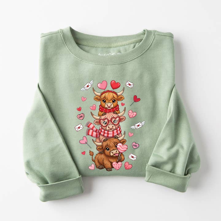 Love Cattles Sweatshirt for wholesale by Love in Faith
