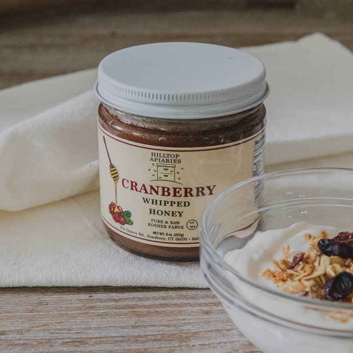 Hilltop Apiaries - Wholesale Honey - Cranberry Whipped Honey Spread1