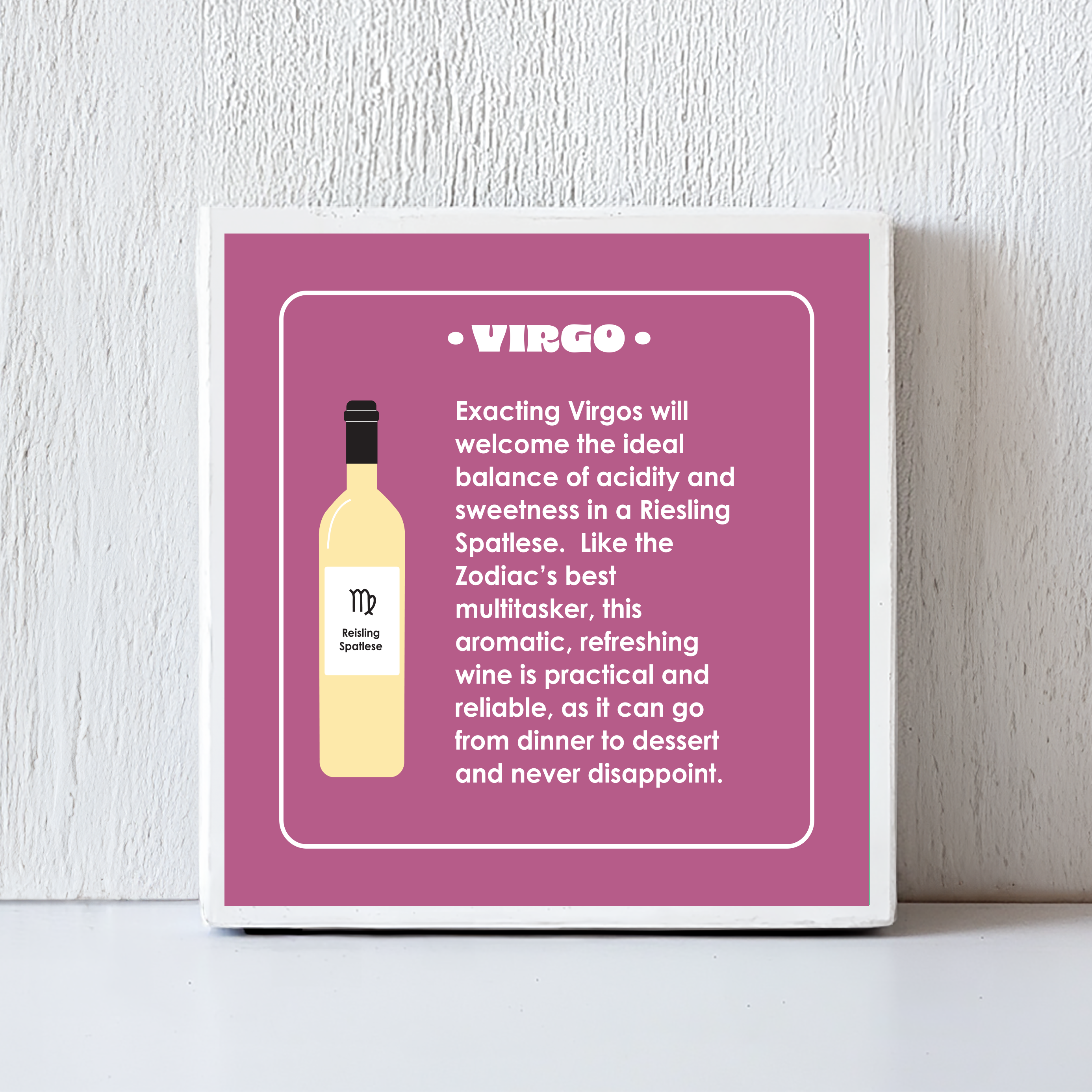 Questionable Designs - Vente Sous-verre - Dessous de verre en céramique avec signes de vin5