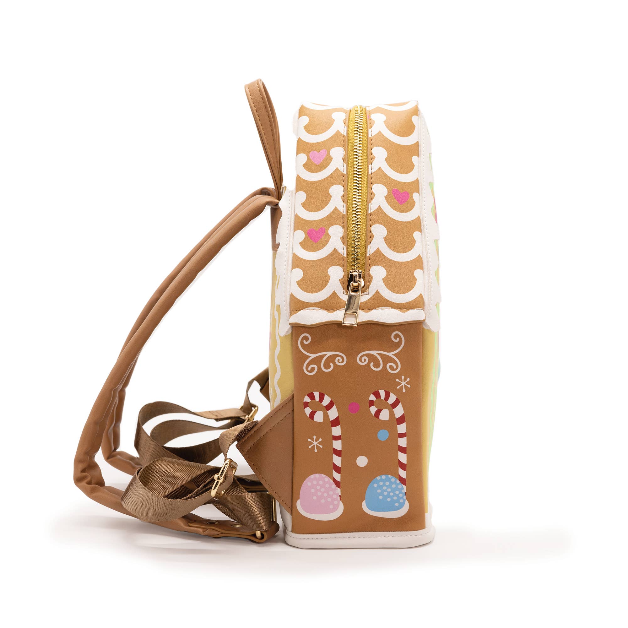 Bewaltz – wholesale Ryggsäck - Barn – Ryggsäck i form av pepparkakshus som lyser i mörkret 🏠7