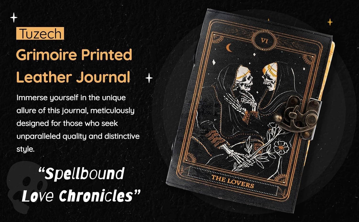 Tuzech Leather – wholesale Journal och dagbok – TUZECH läderklätt anteckningsbok med grimoirestil och ojämna kanter för män och kvinnor22