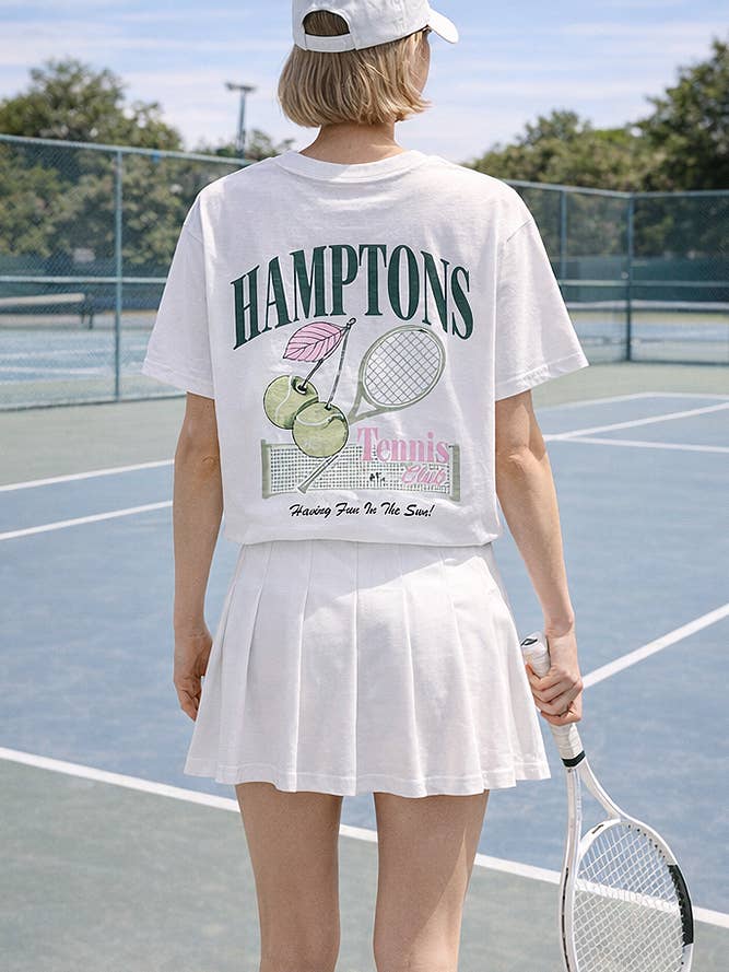 Hamptons Tennis Tee for wholesale by Sweet Claire