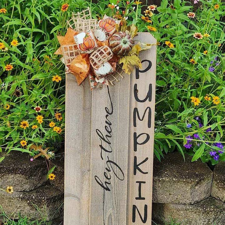 Rockin'Wood - Wholesale Outdoor Sign - Rustic Blank Pumpkin Signs For Fall Porch Decor6