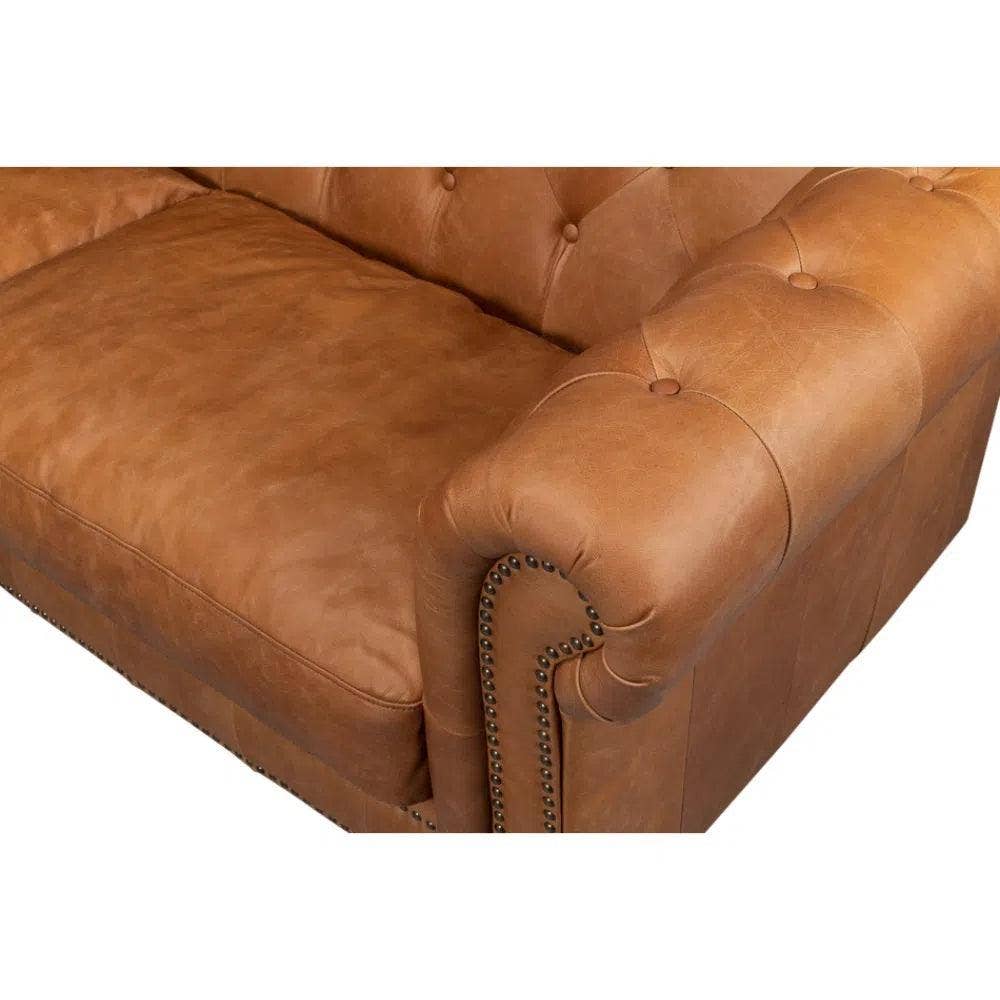 LOOMLAN - Wholesale Sofa - Chesterfield Kingston Sofa Tan Leather4