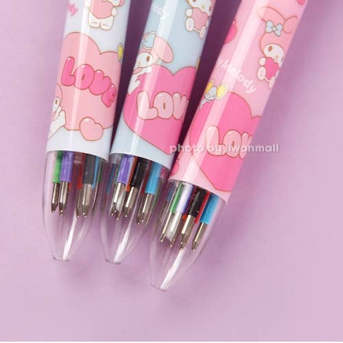 BCZShop - Wholesale Pen - SANRIO FIGURE 6-COLOR BALLPOINT PEN - MY MELODY4