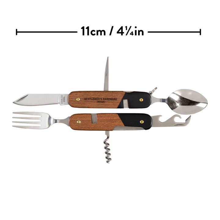 Gentlemen's Hardware - Wholesale Kitchen/Utility Knife - Camping Cutlery Tool, Wood3