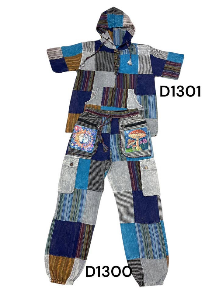 Palazzo Pant and Hooded Pullover Set D1300 & 1301 for wholesale by Rising International Inc