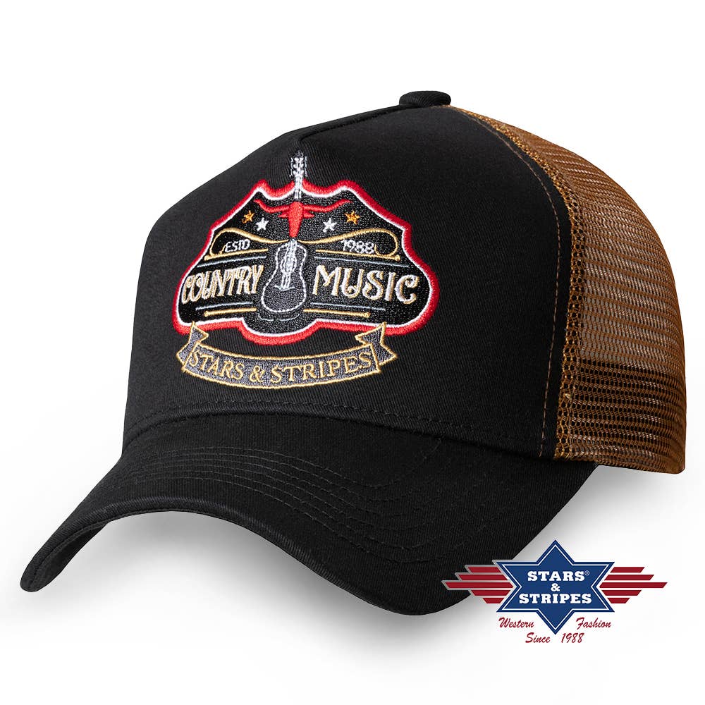 Stars & Stripes® - Wholesale Trucker Hat - Unisex - Trucker Cap - Country Music0