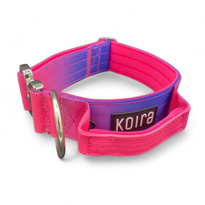 Koira - Wholesale Pet Collar - Dog - Tactical Dog Collar Pink to Purple Gradient (2"/ 5cm)