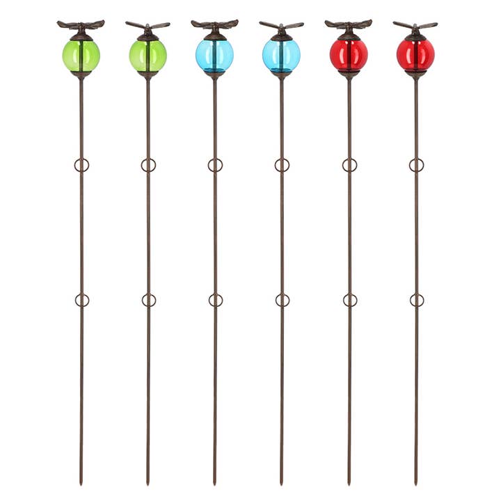 Esschert Design USA - Wholesale Garden/Lawn Stake - Insect Garden Stake, 6 Asst. Styles