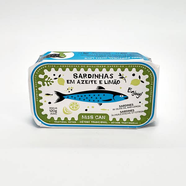 Miss Can - Wholesale Tinned Fish - Sardines In Olive Oil with Lemon0