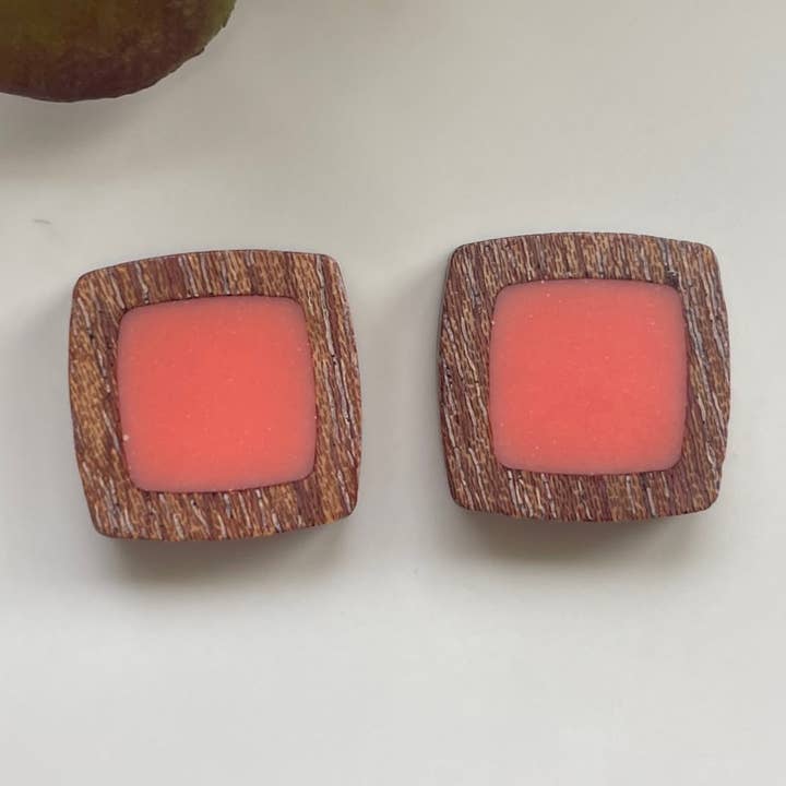 Rock the Block Stud Earrings for wholesale by Second Nature Jewelry
