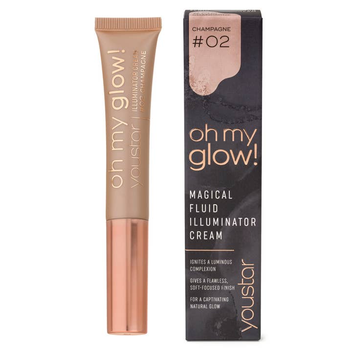 Dobner Kosmetik - Wholesale Makeup Highlighter - youstar OH MY GLOW! Illuminator Cream - 02 Champagne