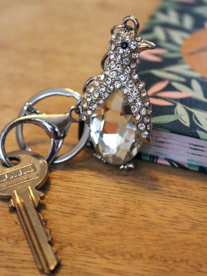Llavero grande Penguin Jewel Diamante para venta al por mayor de Wildtouch