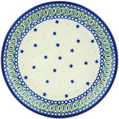 Polmedia Polish Pottery - Wholesale Decorative Plate/Dish/Bowl - Dessert Plate 8" Copernicus Theme