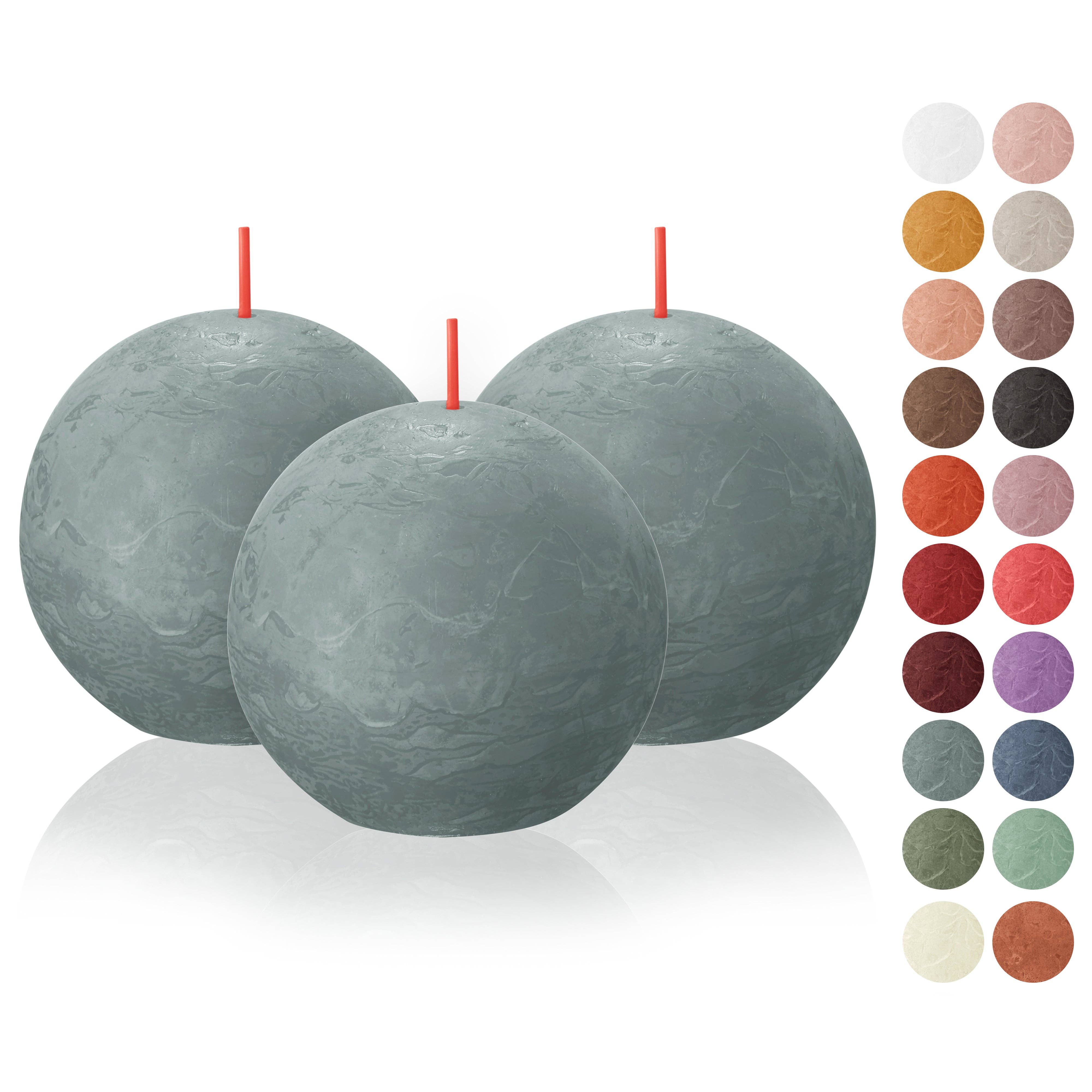 BOLSIUS – Velas de decoração por atacado – 6 Velas rústicas 3" - Inperfuted - Natural - Eco-Friendly - Cera Plant-Based - **Vendido Individualmente159