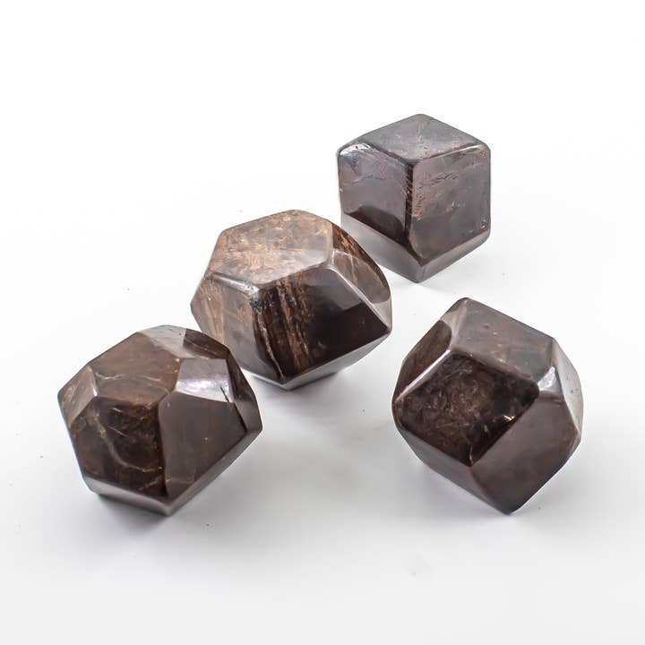 Gemstone Faceted Almandine Garnet Freeform for wholesale by Quasar Gems USA