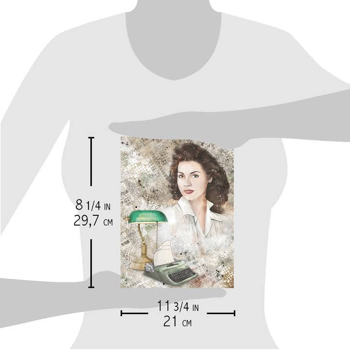 Ecstasy Crafts Distributing – wholesale Craft supplies – Ciao Bella Rice Paper A4 Bletchley Park1