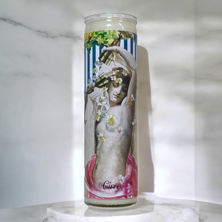 "Circe" Ritueel Altaar Gebedskaars voor wholesale door Snakes for Hair