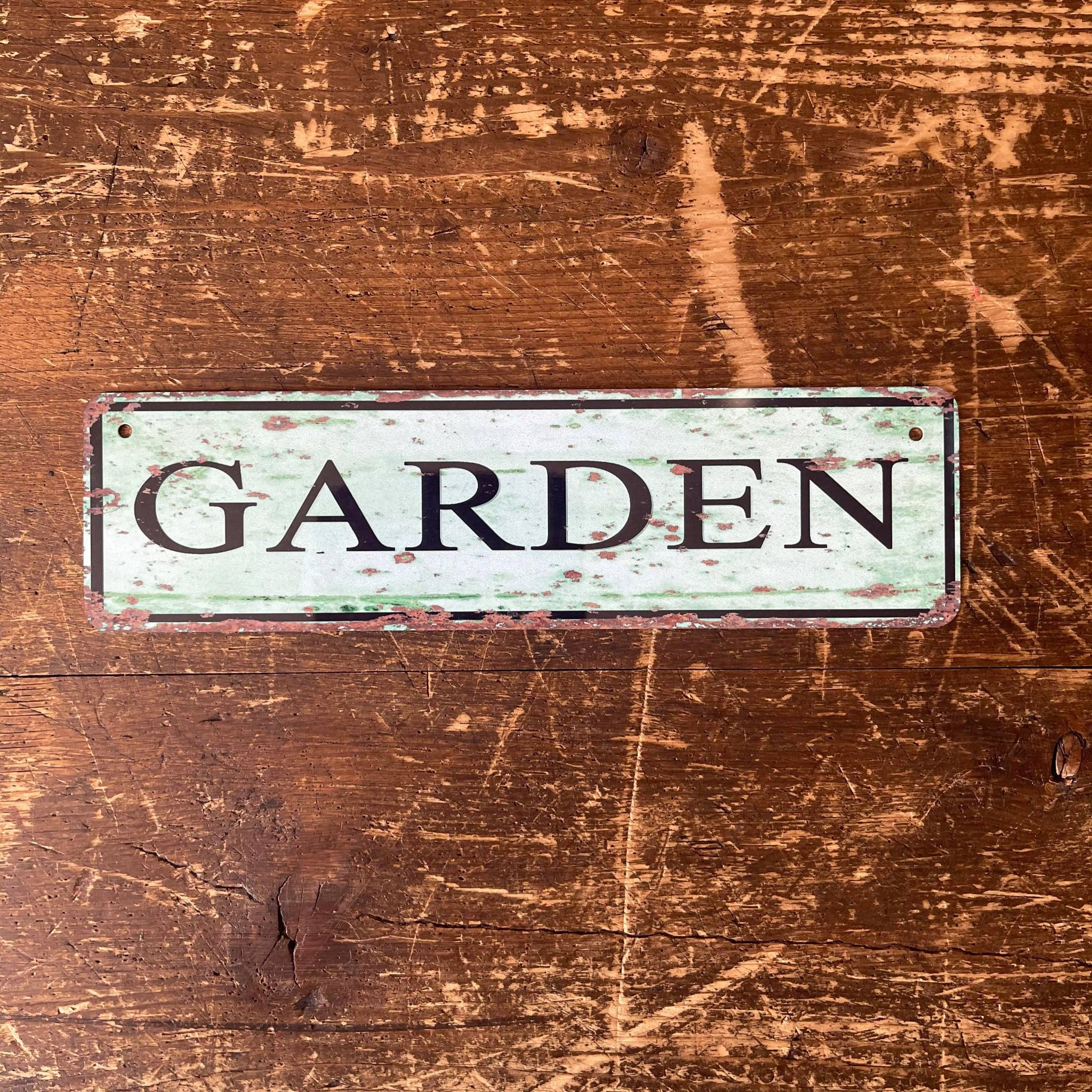 The British Metal Signs Company – wholesale Sign – Garden Door Sign - Metal Art Wall Sign3