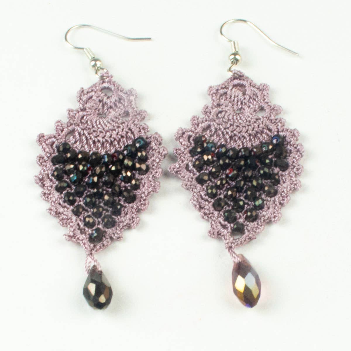 Silk Wool and Bijoux - Wholesale Dangle Earrings - FCE002 Sole Earrings14