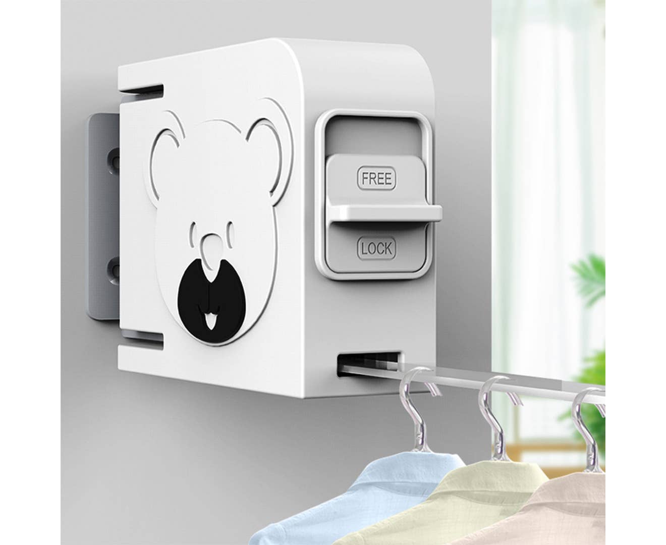 SOGA International Pty Ltd - Wholesale Clothes hangers - 160mm Wall-Mounted Clothes Line Dry Rack7