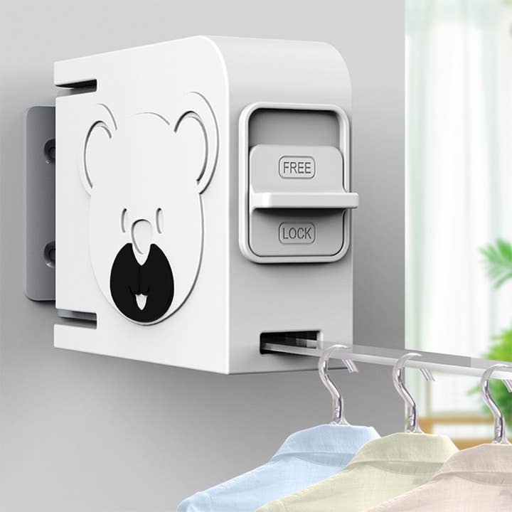 SOGA International Pty Ltd - Wholesale Clothes hangers - 160mm Wall-Mounted Clothes Line Dry Rack7