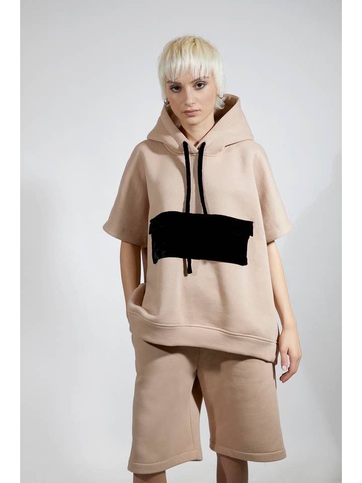 Ketevanna - Wholesale Hoodie - Dames - Modulaire hoodie met afneembare mouwen3