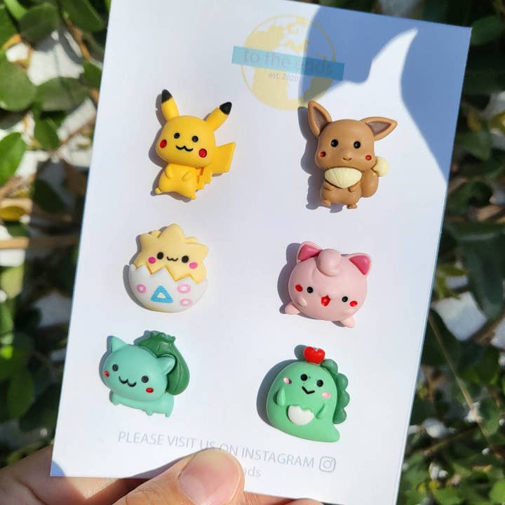 To The Ends - Wholesale Shoe Accessories - Kawaii Pokemon-Inspired Shoe Charms For Crocs