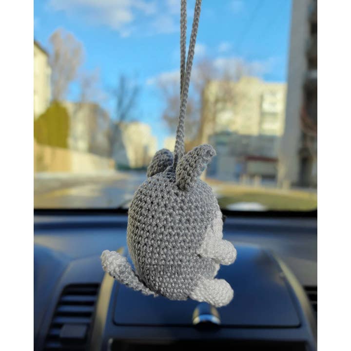 TOMOPOD LLC - Wholesale Car Decorative Charm - Unisex - Crochet Husky Car Mirror Hanging Accessories, Dog Lover Gift3