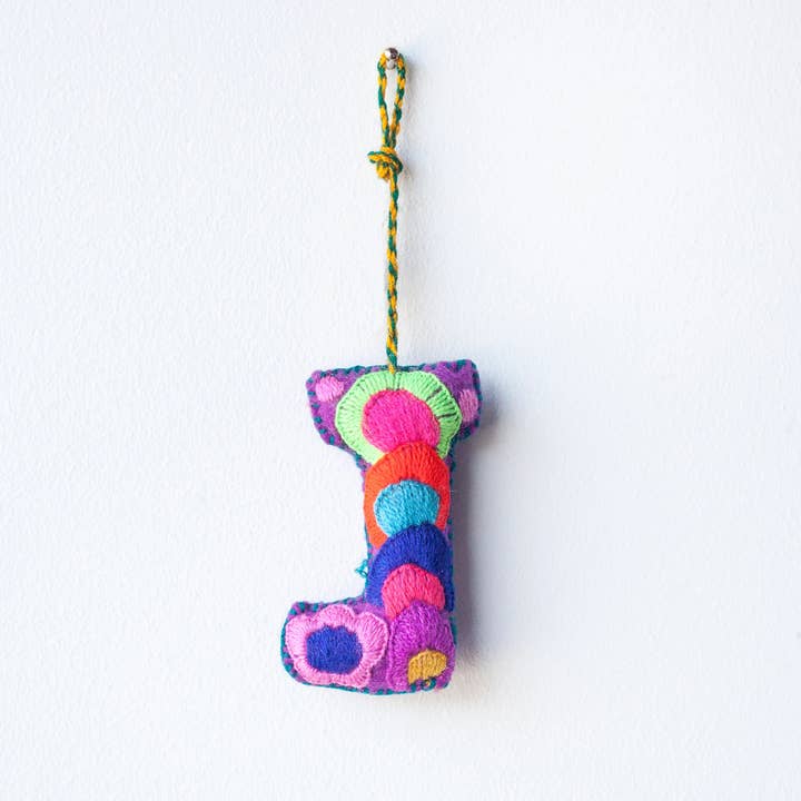 Jitana - Wholesale Ornament - Embroidered Felt Letter10