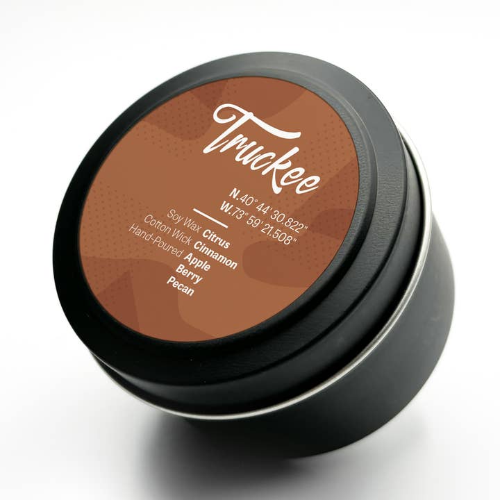 Truckee 4oz Tin for wholesale by NESW Wax Co//