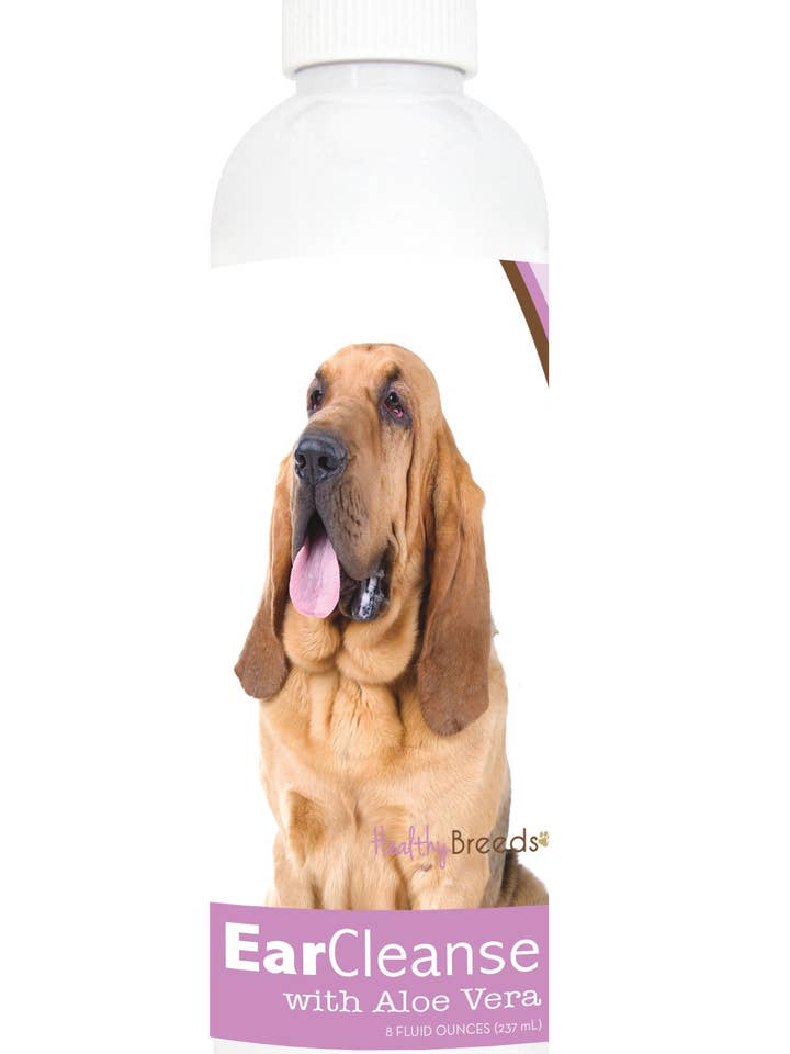 Bloodhound Ear Cleanse with Aloe Vera Sweet Pea and Vanilla for wholesale by Healthy Breeds