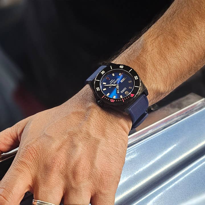 Core Time Pieces - Vendita all'ingrosso Orologio da polso - Uomo - Sette Peccati Blu Titanio3