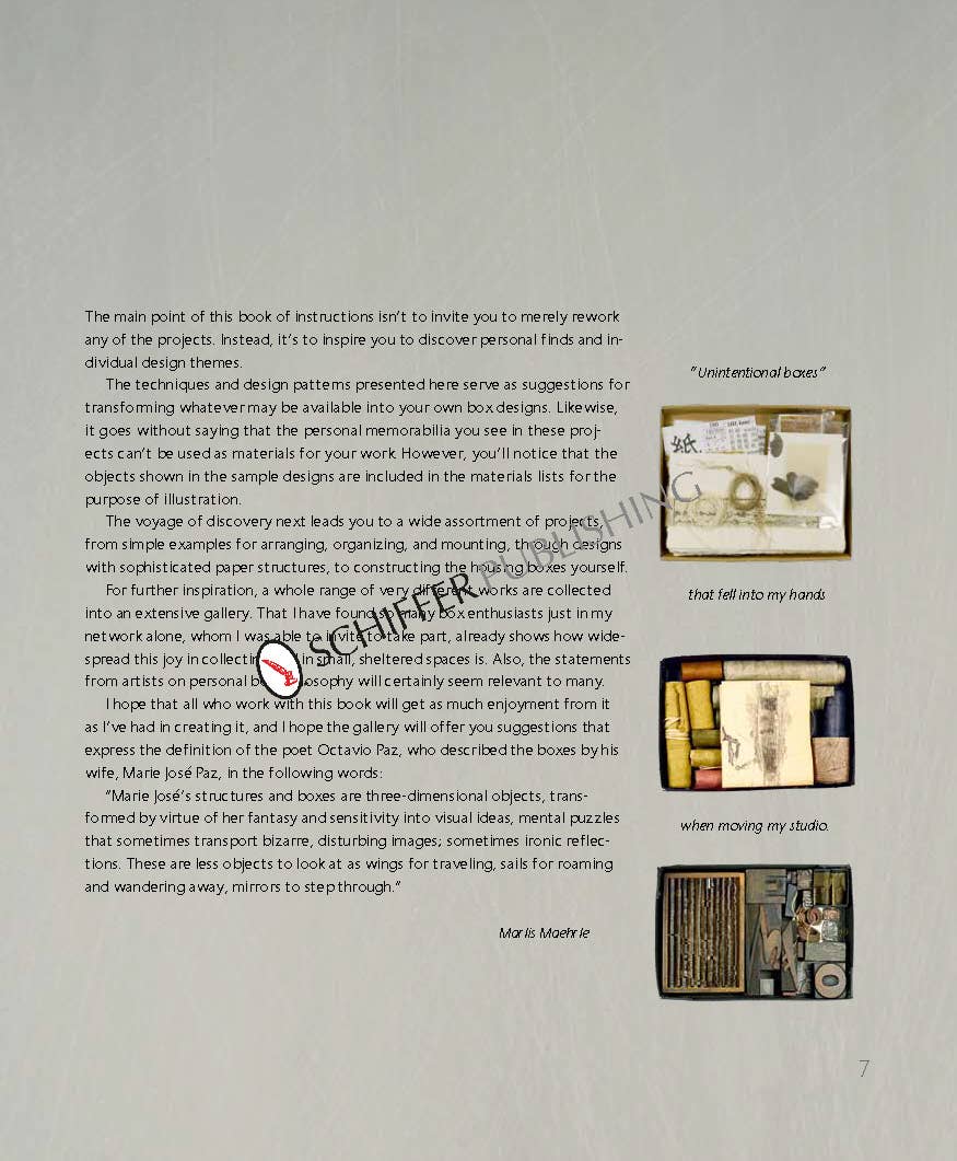 Schiffer Publishing - Wholesale Crafts, Hobbies & DIY Book - Art in a Box: 30 Creative Projects in Mixed-Media Assemblage3