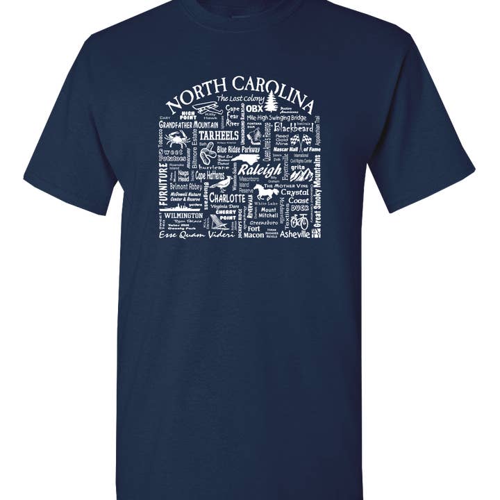 North Carolina Dest. Unisex T-shirt - Where Life Takes You for wholesale by The Buffalo Works