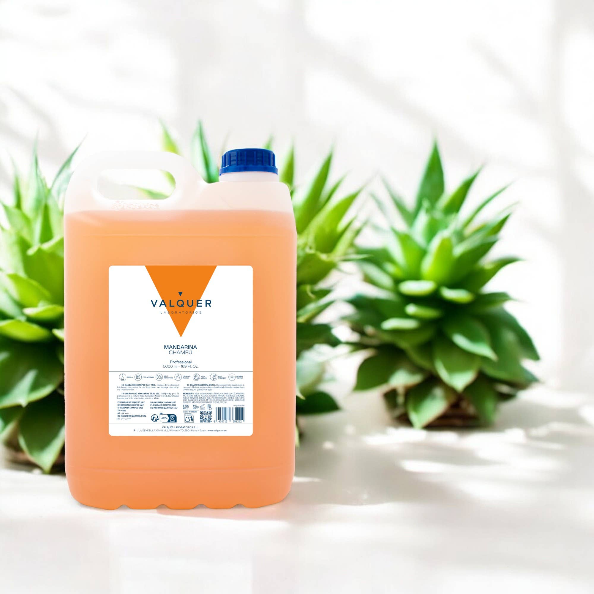 Valquer Laboratorios - Vendita all'ingrosso Shampoo - Shampoo alla mandarina senza sale - 5000 ml1
