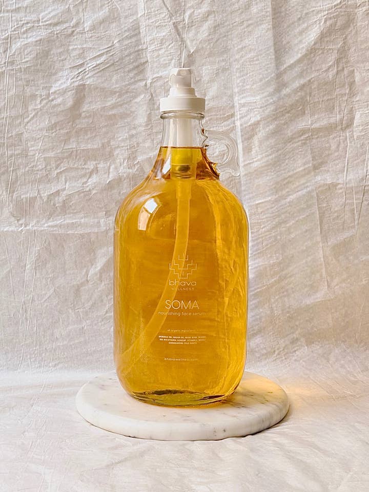 Soma face serum bulk - back bar size for wholesale by Bhava Wellness