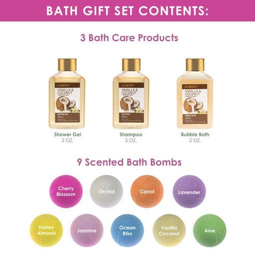 Lovery - Wholesale Bath Bomb/Fizz - Bath Bombs Gift Set - Home Spa Set in Multiple Fragrances4