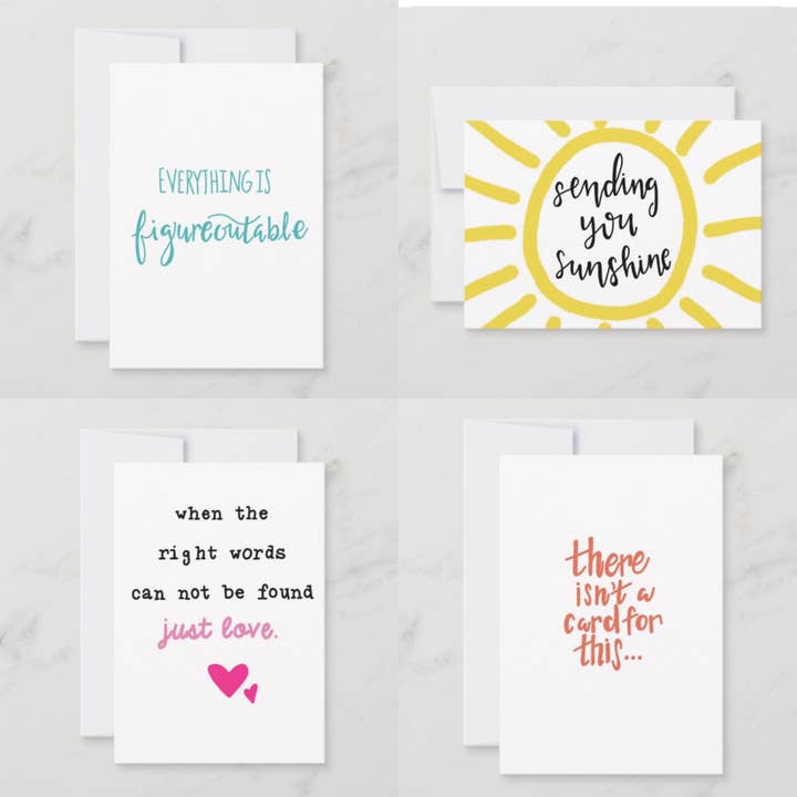 Life Is Hard Card Set for wholesale by Ethel B Designs