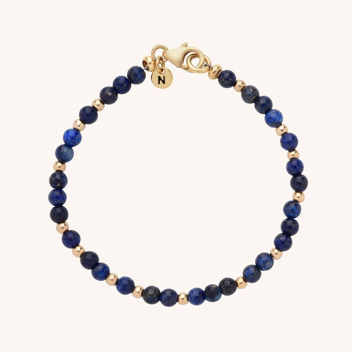 Bracelet de perles de naissance en pierre précieuse - Septembre pour la vente par Nellou